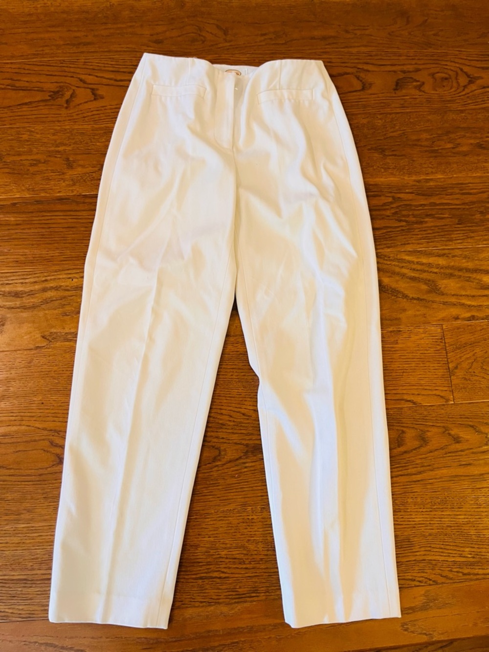 Talbots Cream Straight-Leg Women's Pants